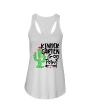 KINDERGARTEN IS ON POINT Ladies Flowy Tank thumbnail