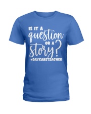 DAYCARE TEACHER Ladies T-Shirt tile