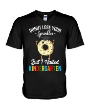KINDERGARTEN V-Neck T-Shirt thumbnail