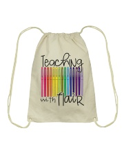 TEACHING WITH FLAIR Drawstring Bag thumbnail