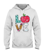 Love Teacher Life Hooded Sweatshirt tile