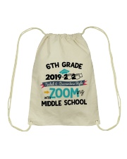 6TH GRADE ZOOMING INTO MIDDLE SCHOOL Drawstring Bag tile