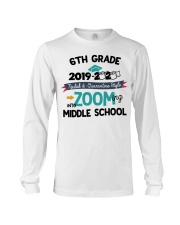 6TH GRADE ZOOMING INTO MIDDLE SCHOOL Long Sleeve Tee tile