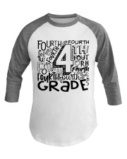 FOURTH GRADE TYPO Baseball Tee thumbnail