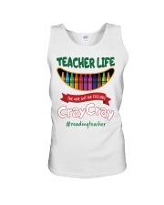 READING TEACHER Unisex Tank tile
