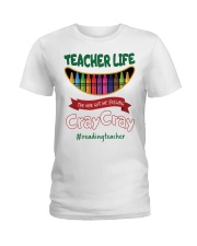 READING TEACHER Ladies T-Shirt tile