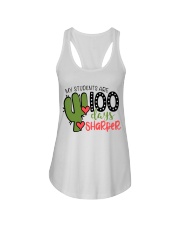 MY STUDENTS ARE 100 DAYS SHARPER Ladies Flowy Tank thumbnail