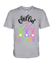 CHILLIN' WITH MY PEEPS V-Neck T-Shirt thumbnail