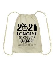 4TH GRADE TEACHER Drawstring Bag tile