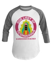 3RD GRADE TEACHER Baseball Tee tile