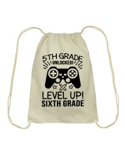 5TH GRADE LEVEL UNLOCKED Drawstring Bag tile