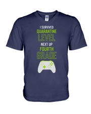 4TH GRADE V-Neck T-Shirt thumbnail