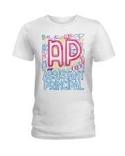 ASSISTANT PRINCIPAL TYPOGRAPHIC Ladies T-Shirt thumbnail