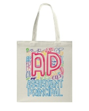 ASSISTANT PRINCIPAL TYPOGRAPHIC Tote Bag thumbnail