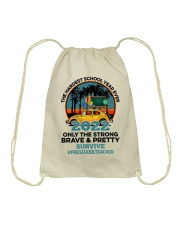 PRESCHOOL TEACHER Drawstring Bag tile