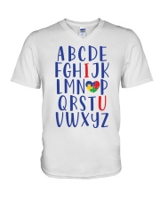 ABC I LOVE U V-Neck T-Shirt thumbnail