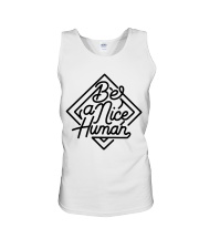 BE A NICE HUMAN Unisex Tank thumbnail
