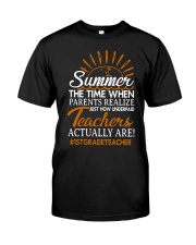 1ST GRADE TEACHER Classic T-Shirt front