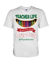 8TH GRADE V-Neck T-Shirt tile