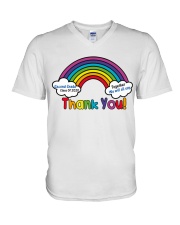 2ND GRADE THANK YOU V-Neck T-Shirt tile