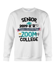 SENIOR ZOOMING INTO COLLEGE Crewneck Sweatshirt tile