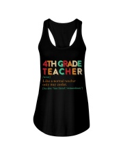4TH GRADE TEACHER Ladies Flowy Tank thumbnail