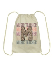 MUSIC TEACHER Drawstring Bag tile