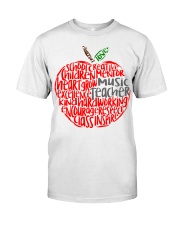 MUSIC APPLE Classic T-Shirt front