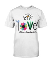 LOVE MUSIC TEACHER LIFE Classic T-Shirt thumbnail