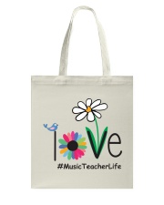 LOVE MUSIC TEACHER LIFE Tote Bag thumbnail