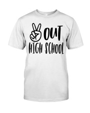 PEACE OUT HIGH SCHOOL Classic T-Shirt tile