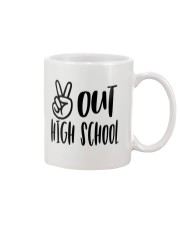 PEACE OUT HIGH SCHOOL Mug tile