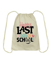 HAPPY LAST DAY OF SCHOOL Drawstring Bag tile