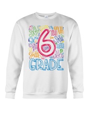 SIXTH GRADE TYPOGRAPHIC Crewneck Sweatshirt thumbnail