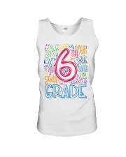 SIXTH GRADE TYPOGRAPHIC Unisex Tank thumbnail