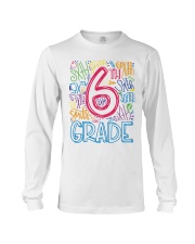 SIXTH GRADE TYPOGRAPHIC Long Sleeve Tee thumbnail