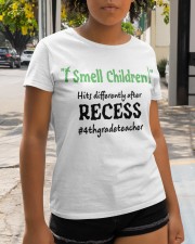 4TH GRADE TEACHER Classic T-Shirt apparel-classic-tshirt-lifestyle-front-237