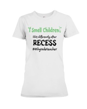 4TH GRADE TEACHER Premium Fit Ladies Tee tile