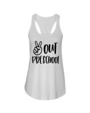PEACE OUT PRESCHOOL Ladies Flowy Tank tile