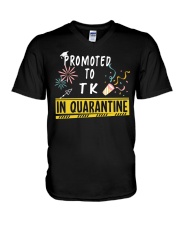PROMOTED TO TK V-Neck T-Shirt tile