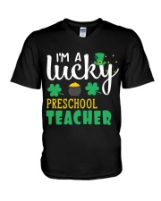 PRESCHOOL TEACHER V-Neck T-Shirt thumbnail