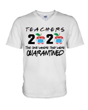 TEACHERS V-Neck T-Shirt thumbnail