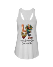 KINDERGARTEN TEACHER Ladies Flowy Tank tile