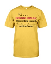 3RD GRADE TEACHER Classic T-Shirt front