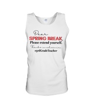 3RD GRADE TEACHER Unisex Tank tile