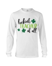 LUCKIEST TEACHER OF ALL Long Sleeve Tee thumbnail