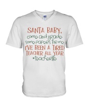 Teacher V-Neck T-Shirt tile