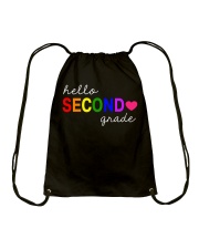 HELLO SECOND GRADE Drawstring Bag tile