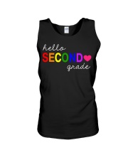 HELLO SECOND GRADE Unisex Tank tile