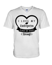 I LOVE MY KINDERGARTEN V-Neck T-Shirt tile